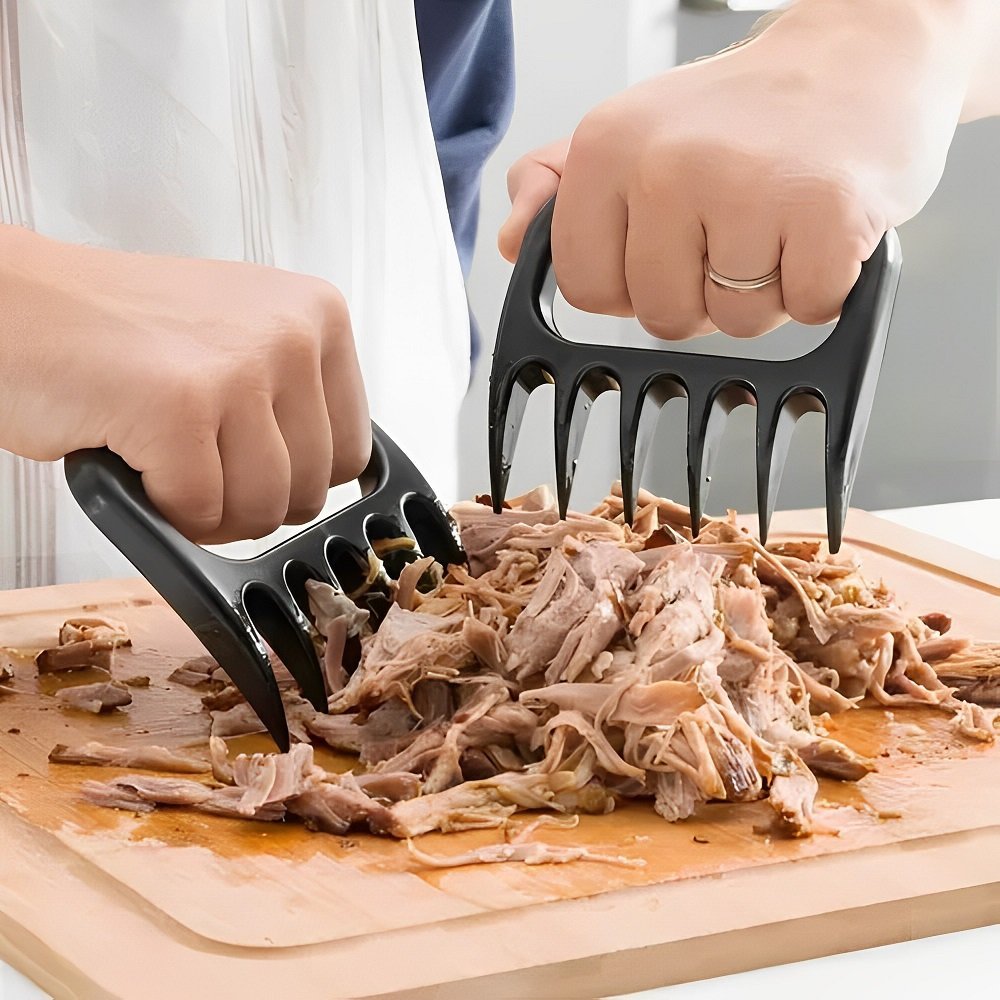 Garfo Desfiador Churrasco com Garra de Urso P/ Carne e Frango - 3
