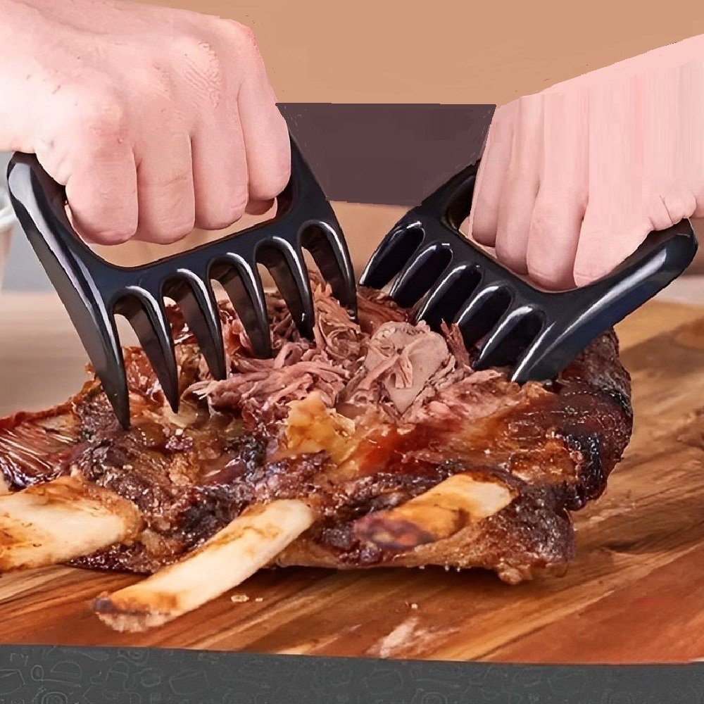 Garfo Desfiador Churrasco com Garra de Urso P/ Carne e Frango - 7