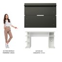 Ver imagem 7 de Mesa para Computador Gamer Madesa 9409 e Painel para TV até 65 Polegadas Branco/Preto Cor:Branco/Pre