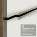 Ver mais imagens de Armário de Cozinha Completa 310 Cm Rustic/branco Veludo Lux Madesa 04