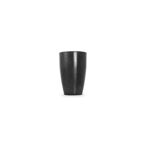 Vaso Cone Liso 45 Preto Marmore