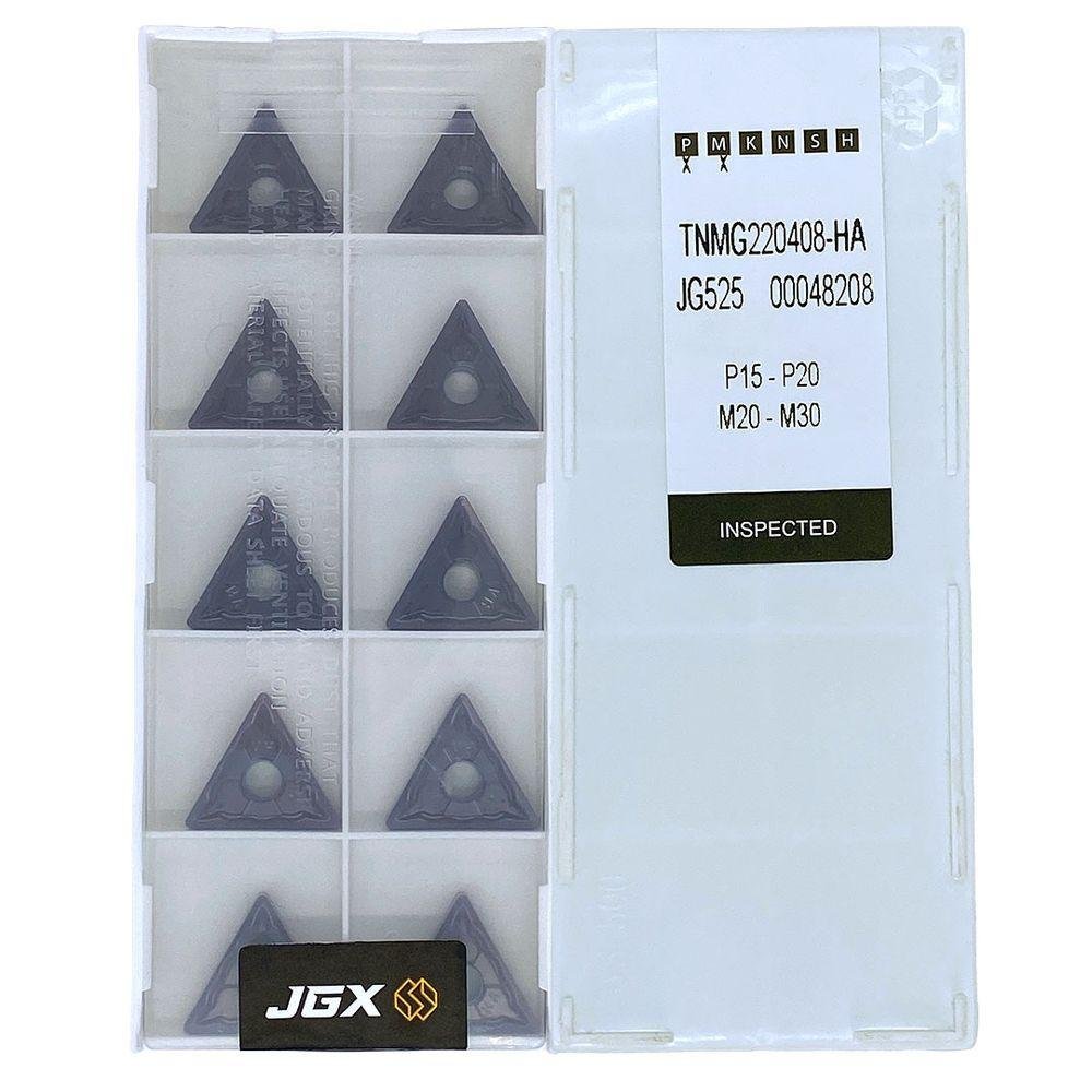 Inserto Pastilha Tnmg 220408 - Ha Jg525 - 10 Pcs - Jgx