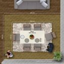 Ver mais imagens de Conjunto Mesa Áries 180 Tampo Vidro 6 Cadeiras Móveis Lopas