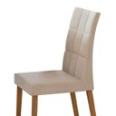 Ver imagem 7 de Conjunto Mesa Áries 180 Tampo e Vidro Off-white 6 Cadeiras Odara Móveis Lopas