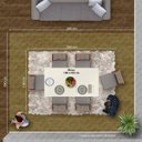 Ver mais imagens de Conjunto Mesa Áries 180 Tampo e Vidro Off-white 6 Cadeiras Odara Móveis Lopas