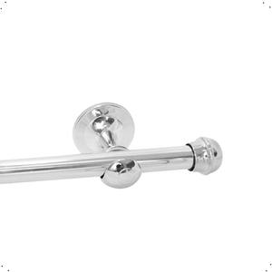 Varão de Cortina Cromado 2,50mts 19mm Aluminio