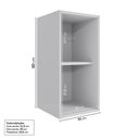 Ver mais imagens de Cozinha Modulada 15 Peças 11 Aéreos 3 Balcões 1 Cristaleira Nara CabeCasa MadeiraOriginals Cinza