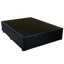 Ver imagem 2 de Cama Box Baú Viúvao Sintético Preto Com 128cm de Largura