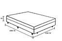 Ver imagem 3 de Cama Box Baú Viúvao Sintético Preto Com 128cm de Largura
