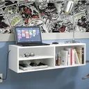 Ver imagem 2 de Penteadeira Camarim Suspensa Branca p/ Quarto 100% MDF
