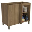 Ver imagem 2 de Armário de Cozinha Balcão de Canto 1 Porta 52x98cm com Pés M625 Botanic Kappesberg