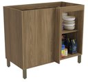 Ver imagem 2 de Armário de Cozinha Balcão de Canto 1 Porta 52x98cm com Pés M625 Botanic Kappesberg