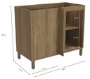 Ver imagem 3 de Armário de Cozinha Balcão de Canto 1 Porta 52x98cm com Pés M625 Botanic Kappesberg