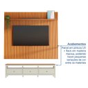 Ver imagem 7 de Rack com Painel Ripado TV até 75 Polegadas Madeira Maciça Aloe Ananda CabeCasa MadeiraOriginals