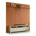 Ver imagem 2 de Rack com Painel Ripado TV até 75 Polegadas Madeira Maciça Aloe Ananda CabeCasa MadeiraOriginals