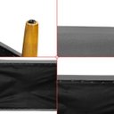 Ver imagem 7 de Puff Sala Damon Multiuso Linho Cinza Pés Palito Castanho