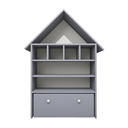 Ver imagem 5 de Casinha Infantil Organizadora de Brinquedos 100% Mdf Plancasa:azul Sereno