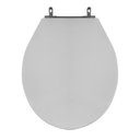 Ver imagem 1 de Assento Sanitário Poliéster para Louça Ravena (deca) Aço (reb. Oculto) Cinza Real