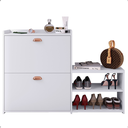 Ver imagem 1 de Sapateira Organizadora com Banco 2 Portas Milano - Branco