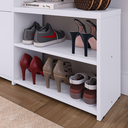 Ver imagem 7 de Sapateira Organizadora com Banco 2 Portas Milano - Branco
