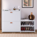 Ver imagem 2 de Sapateira Organizadora com Banco 2 Portas Milano - Branco