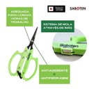 Ver imagem 4 de Tesoura Magnética Saboten 160mm Pt-15 Verde