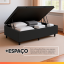 Ver imagem 6 de Cama Box com Baú Solteiro Prince Preto