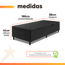 Ver imagem 3 de Cama Box com Baú Solteiro Prince Preto
