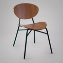 Ver imagem 1 de Cadeira Lapa em Aço Carbono e Madeira Lâmina Tauari - Artesian