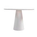 Ver imagem 2 de Mesa de Jantar Cone Redonda 120 Cm Laqueada Cores Branco