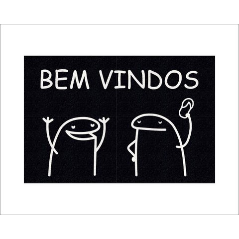 Tapete Capacho Flork Bem-vindo