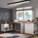 Ver imagem 4 de Conjunto Escritório Home: Escrivaninha 5946 + Balcão 6097