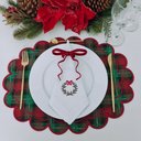 Ver imagem 2 de Lugar Americano Nuvem Natal Xadrez