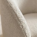Ver imagem 7 de Poltrona Decorativa Organica Joy Base Giratoria Boucle Tce 1010 Moll