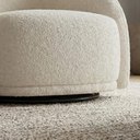 Ver imagem 6 de Poltrona Decorativa Organica Joy Base Giratoria Boucle Tce 1010 Moll