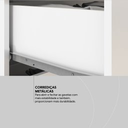 Escrivaninha 120cm 1 Porta 1 Gaveta Vitória  - 8