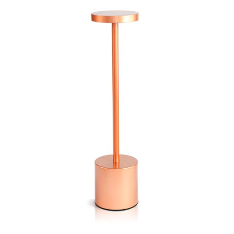 Luminária de Mesa Touch Candeeiro Led sem Fio Recarregável Rose