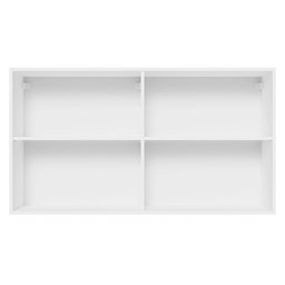 Armário De Cozinha Aéreo 100% MDF 120 cm Portas Branco Brilho Acordes Madesa - 10