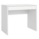 Ver imagem 2 de Escrivaninha Mesa Escritório Facility 1 Gaveta 91cm Branca