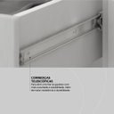 Ver imagem 7 de Escrivaninha Mesa Escritório Facility 1 Gaveta 91cm Branca