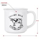 Ver imagem 5 de Kit 2 Canecas Porcelana Lyor 230ml Creamy Milk
