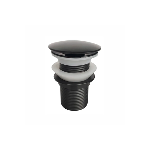 Válvula para Lavatório Flvx Hidro Inox Black Click 1.1/4" Vc114-bla