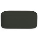Ver imagem 3 de Kit 02 Puffs Decorativos Orgânicos para Living Quarto 100cm Doha W01 Linho Verde Musgo - Lyam Decor
