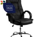 Ver imagem 7 de Cadeira de Escritório Home Office Giratória com Altura Ajustável Preto