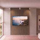 Ver imagem 1 de Painel Ripado para TV - 2700x1800x25 mm - Imbuia
