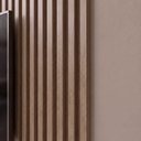 Ver imagem 4 de Painel Ripado para TV - 2700x1800x25 mm - Imbuia