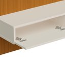 Ver imagem 4 de Rack Suspenso para TV até 75 Polegadas MDF 200cm 3 Portas Off White Dior