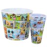 Kit Balde De Pipoca Mickey Hq Colors 5 Peças - 1