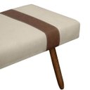 Ver imagem 4 de Puff Recamier Retangular para Sala Quarto Belt 160cm Bouclê - Sofa Store:bouclê Bege