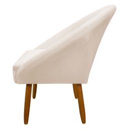 Kit 2 Poltronas Decorativa para Sala Recepção Manicure Consultório Stella Suede - 6